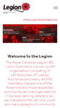 Mobile Screenshot of legionbcyukon.ca